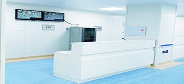 医院护士站无机洁净板高频使用不怕撞，抗菌设计易清洁